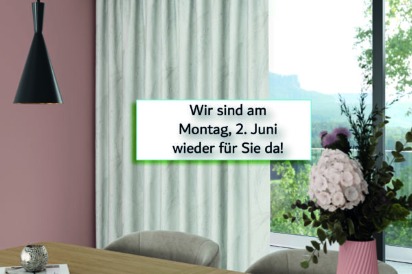 Gardine im Esszimmer